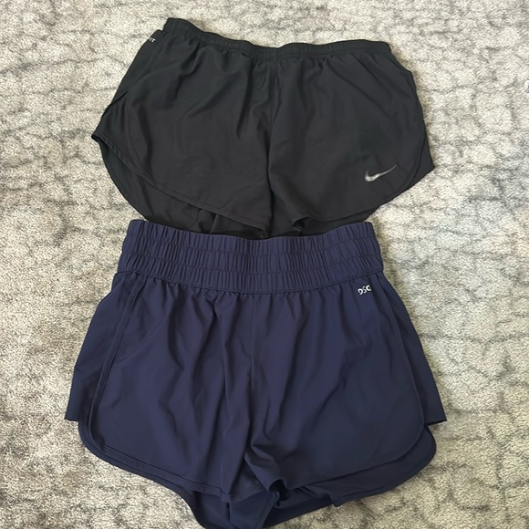 Nike Pants - Medium Nike Black Running Shorts and navy DSG